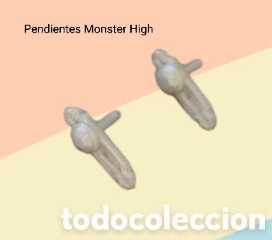 Mu&ntilde;ecas modernas: :::: SP01 - PENDIENTES DE LA MU&Ntilde;ECA MONSTER HIGH - Foto 1