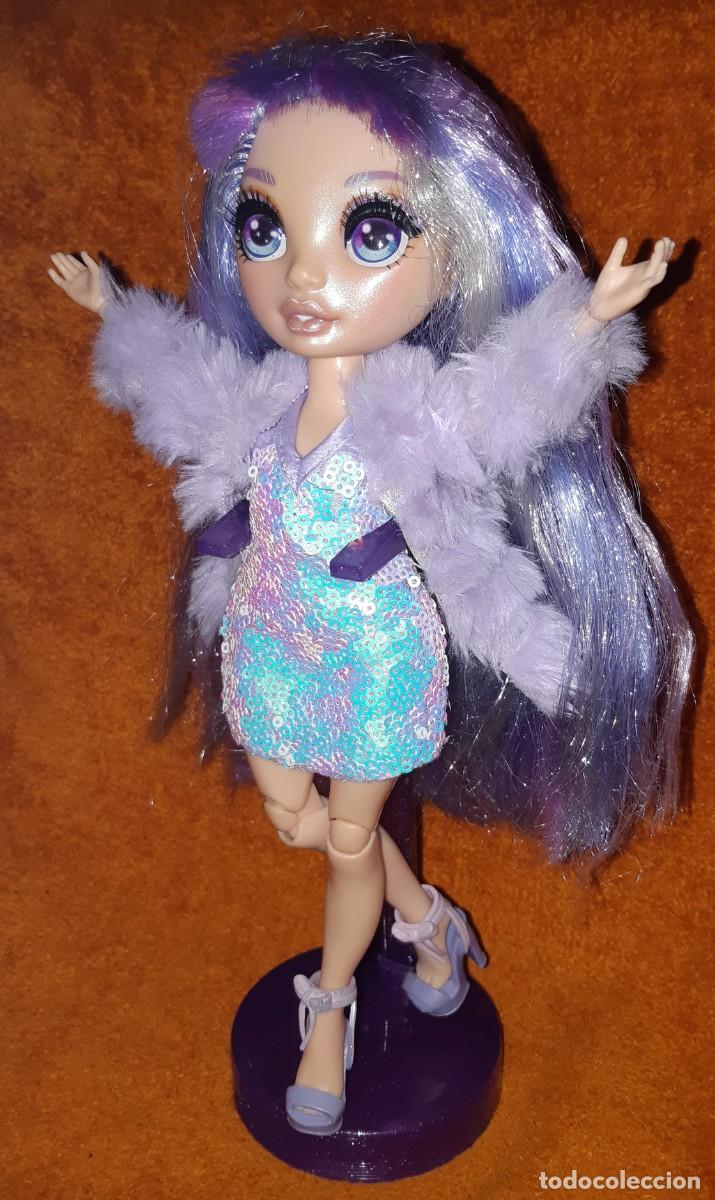 Mu&ntilde;ecas modernas: MU&Ntilde;ECA RAINBOW HIGH VIOLET WILLOW PRIMERA EDICION - Foto 6