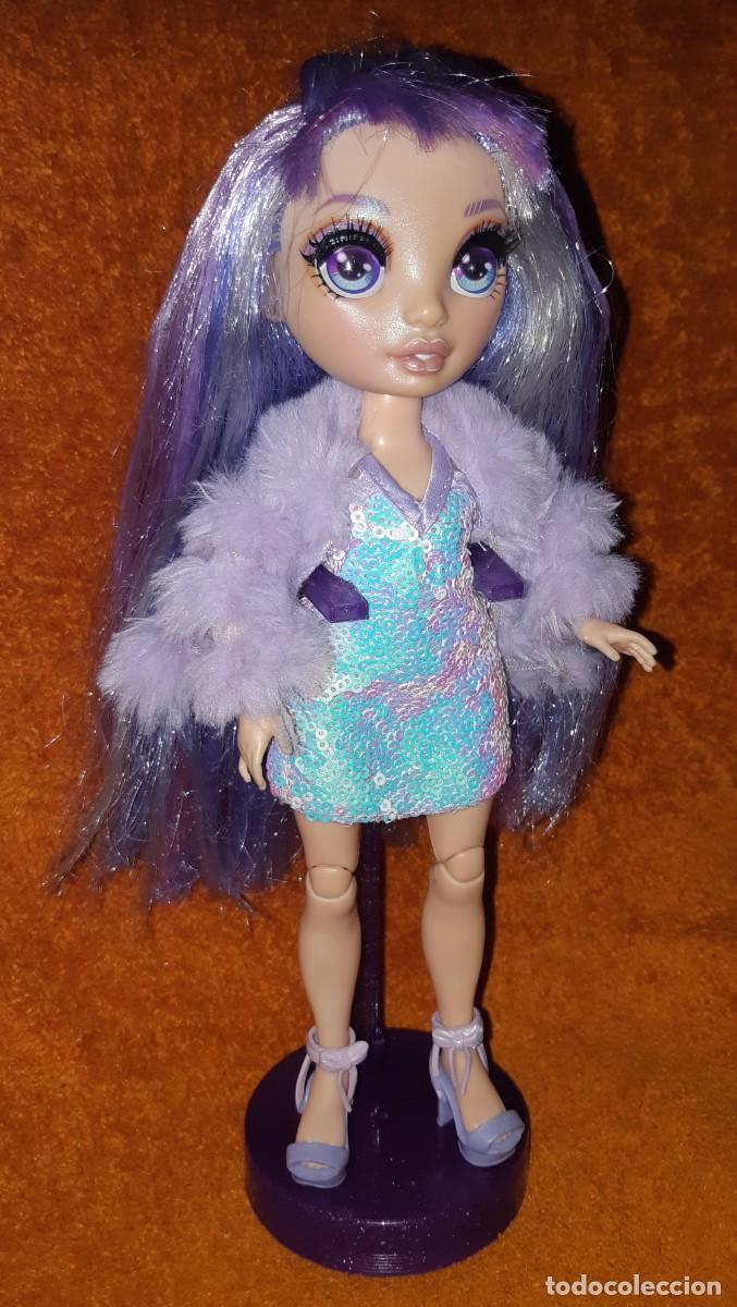 Mu&ntilde;ecas modernas: MU&Ntilde;ECA RAINBOW HIGH VIOLET WILLOW PRIMERA EDICION - Foto 7
