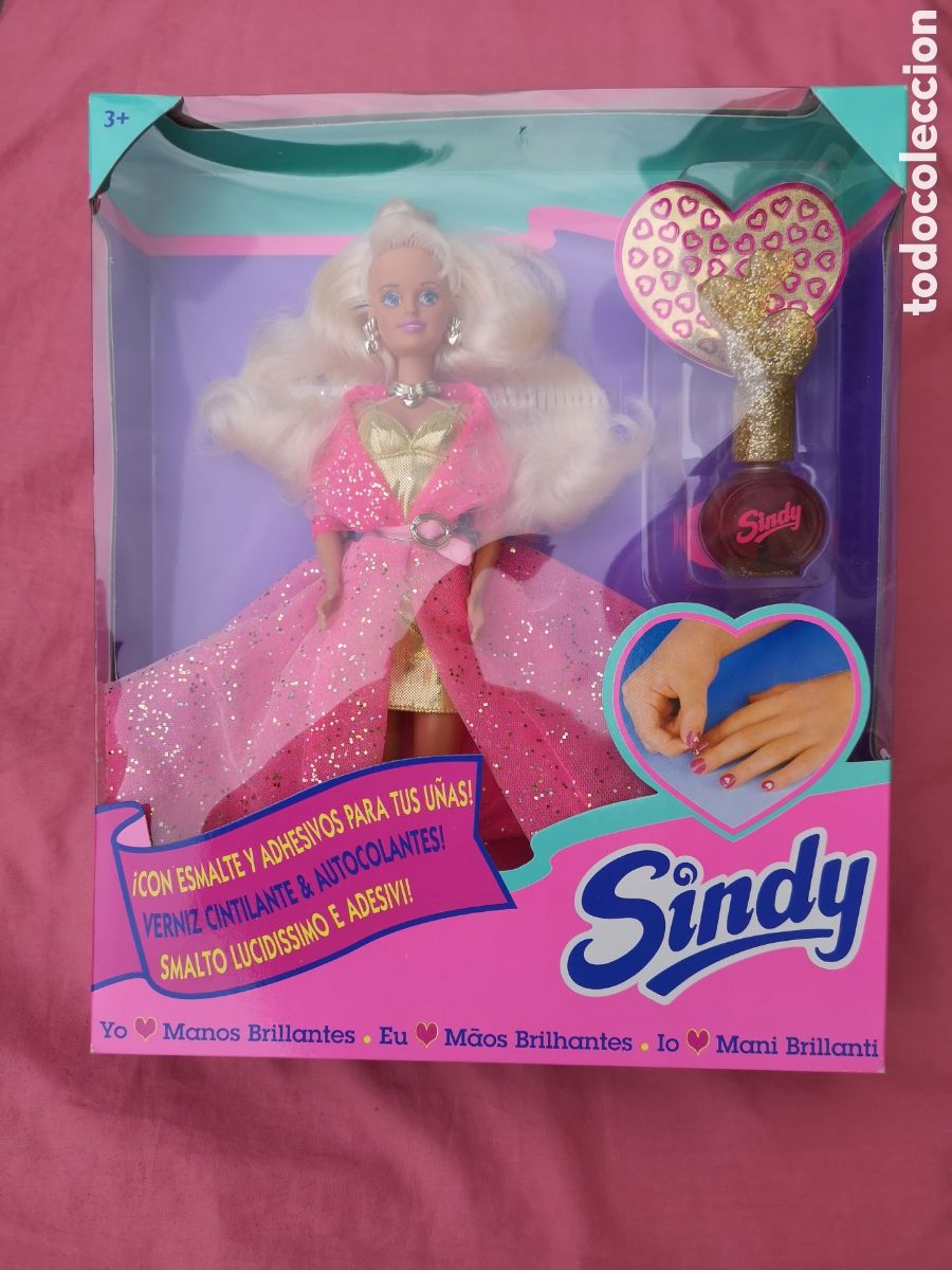 Mu&ntilde;ecas modernas: Sindy Manos Brillantes. NUEVO. SIN ABRIR. Hasbro 1994.