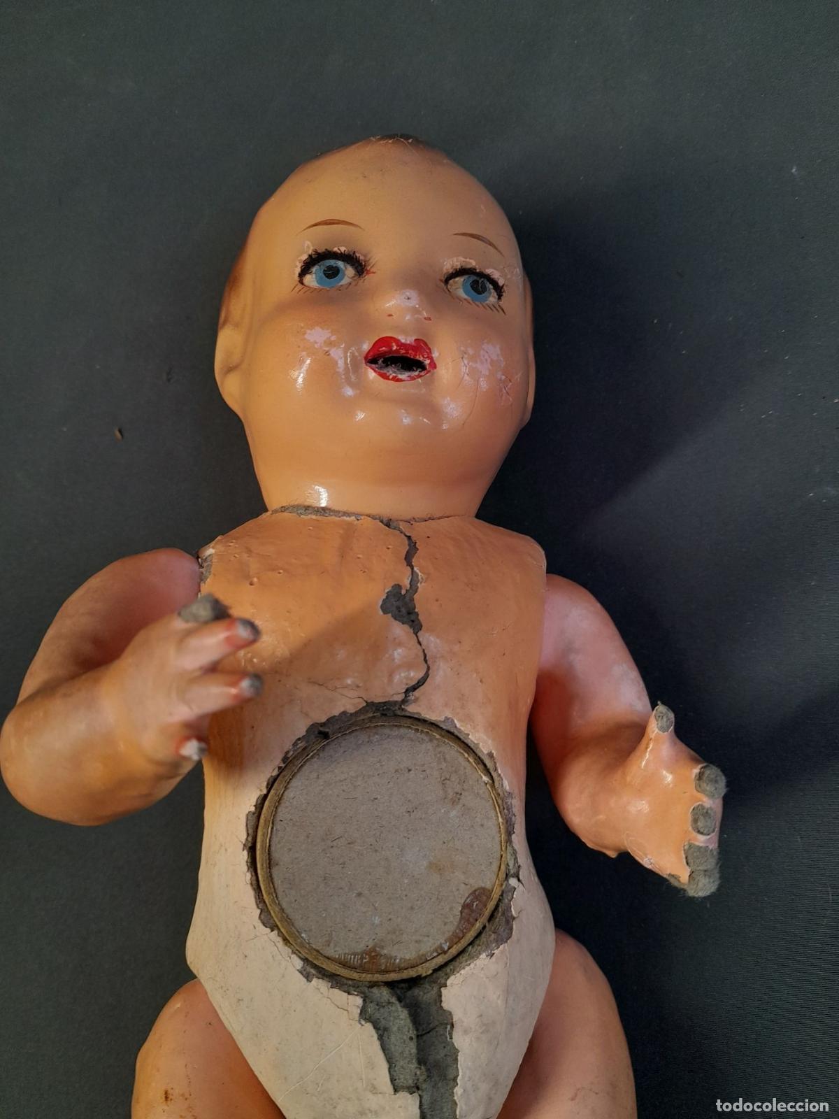 Mu&ntilde;ecas modernas: MUNECA BEBE DE COMPOSICION. PRIMERA MITAD S.XX - Foto 3