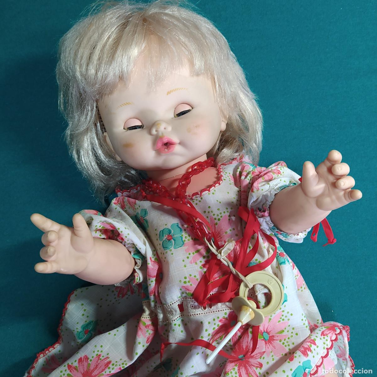 Mu&ntilde;ecas modernas: MU&Ntilde;ECA ANTIGUA CON CHUPETE - Foto 2
