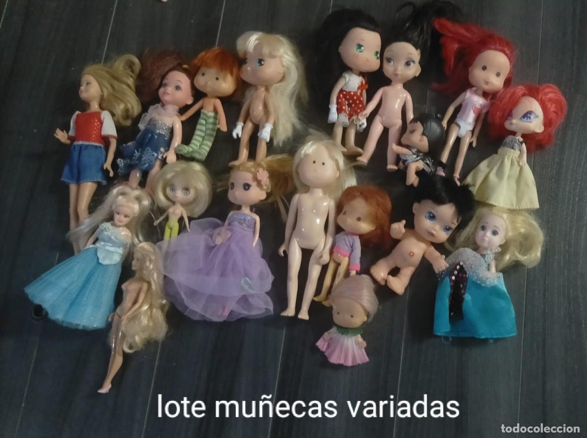 Mu&ntilde;ecas modernas: Lote 18 mu&ntilde;ecas peque&ntilde;as variadas - Foto 1