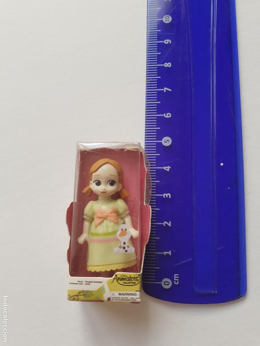 Mu&ntilde;ecas modernas: MU&Ntilde;ECA DISNEY ANIMATORS COLLECTION - ANNA. MIDE - 4 cms. CON CAJA - Foto 2