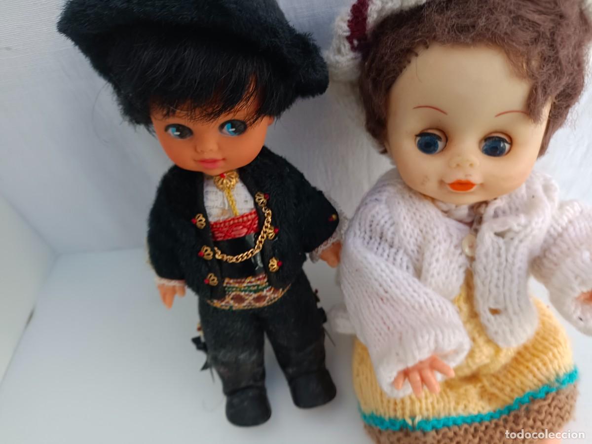 Mu&ntilde;ecas modernas: Lote de dos antiguos mu&ntilde;ecos. - Foto 2