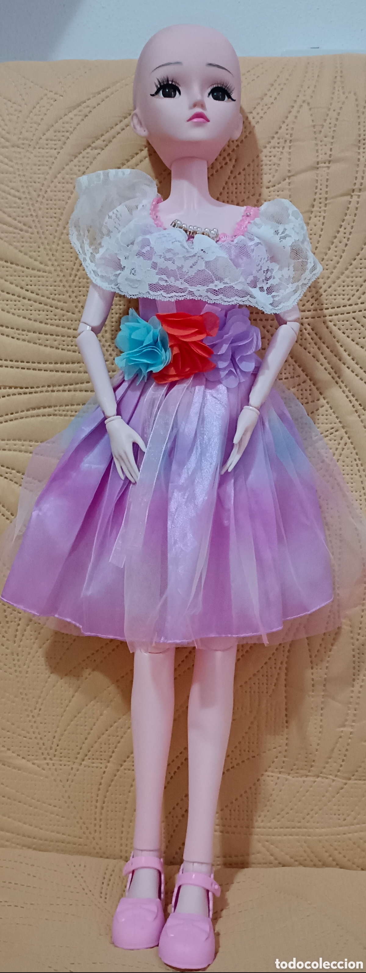 Mu&ntilde;ecas modernas: Mu&ntilde;eca Maniqu&iacute; articulada 56cm - Foto 1