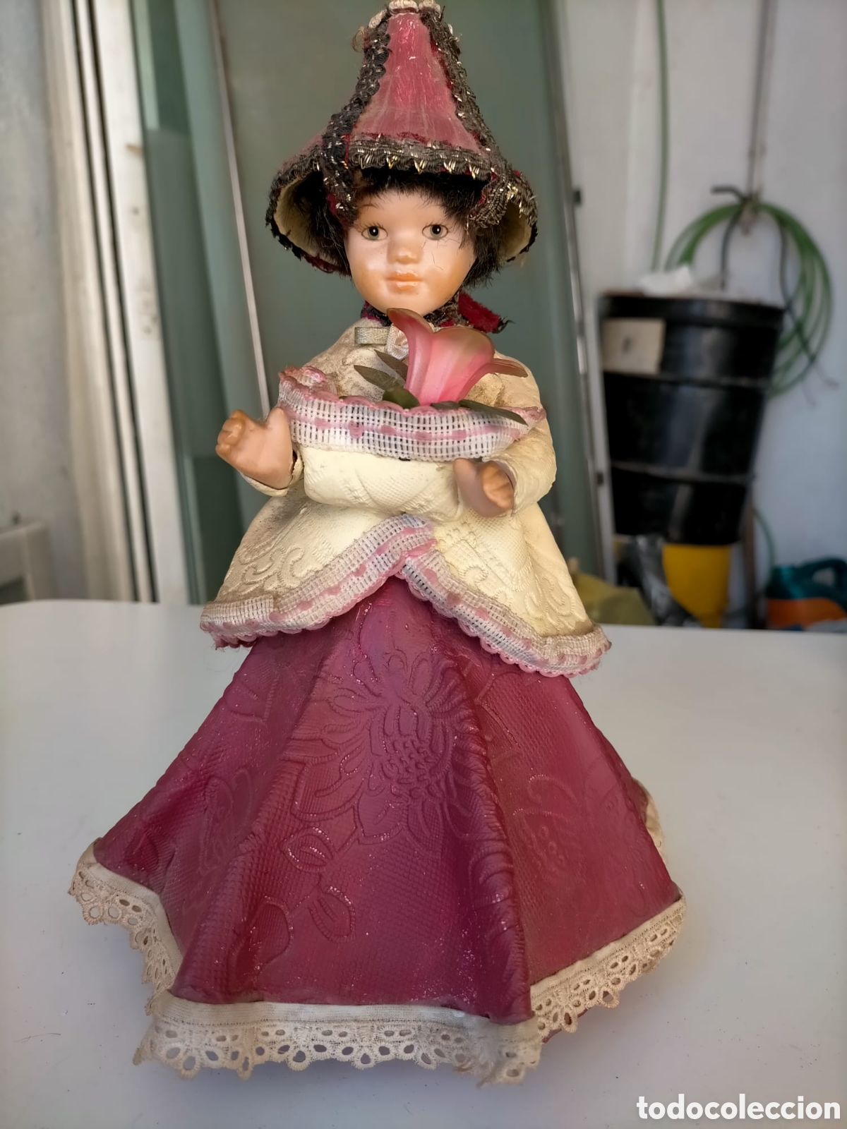 Mu&ntilde;ecas modernas: MU&Ntilde;ECA ANTIGUA CELULOIDE ref JJ - Foto 2