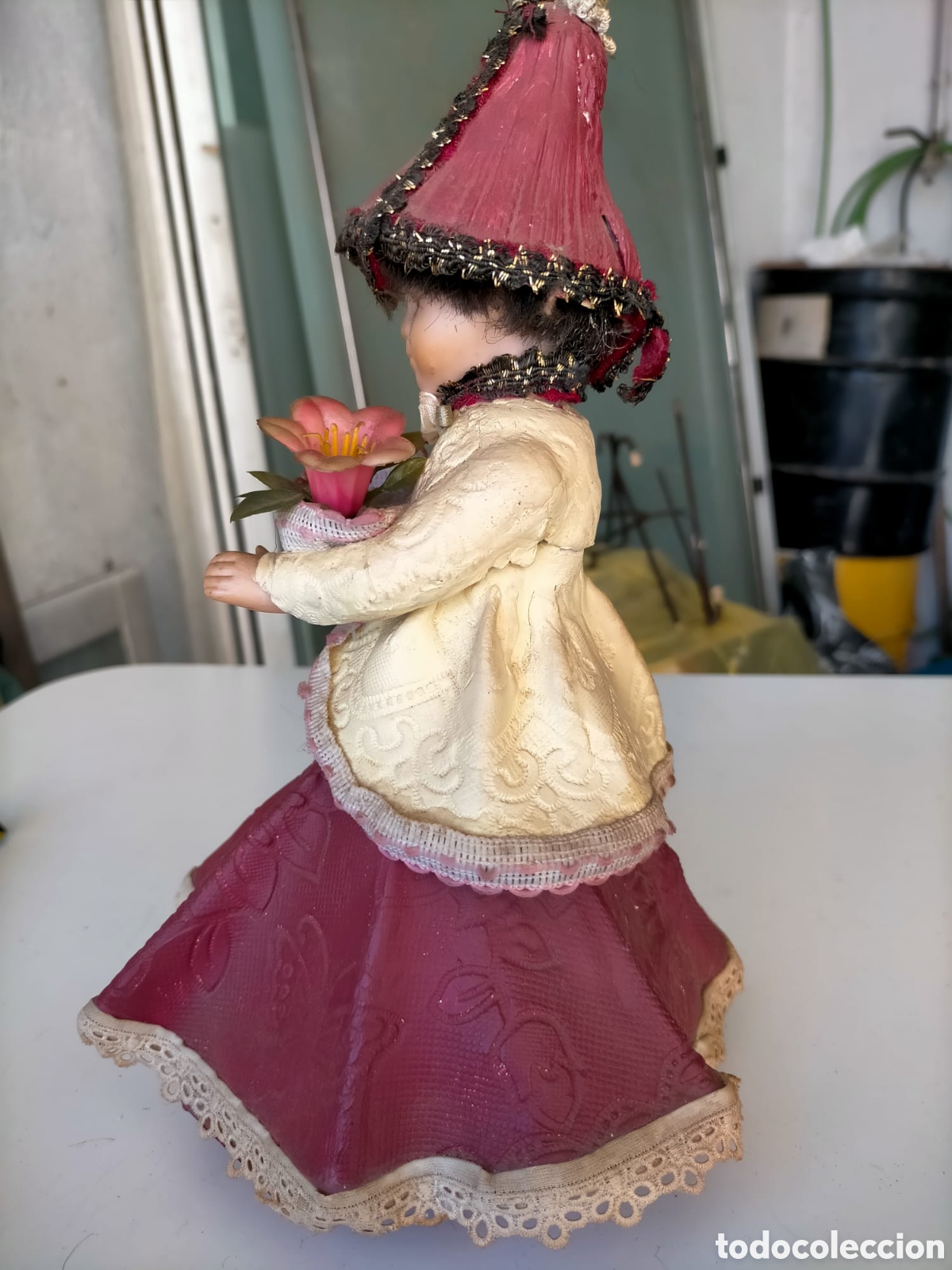 Mu&ntilde;ecas modernas: MU&Ntilde;ECA ANTIGUA CELULOIDE ref JJ - Foto 4