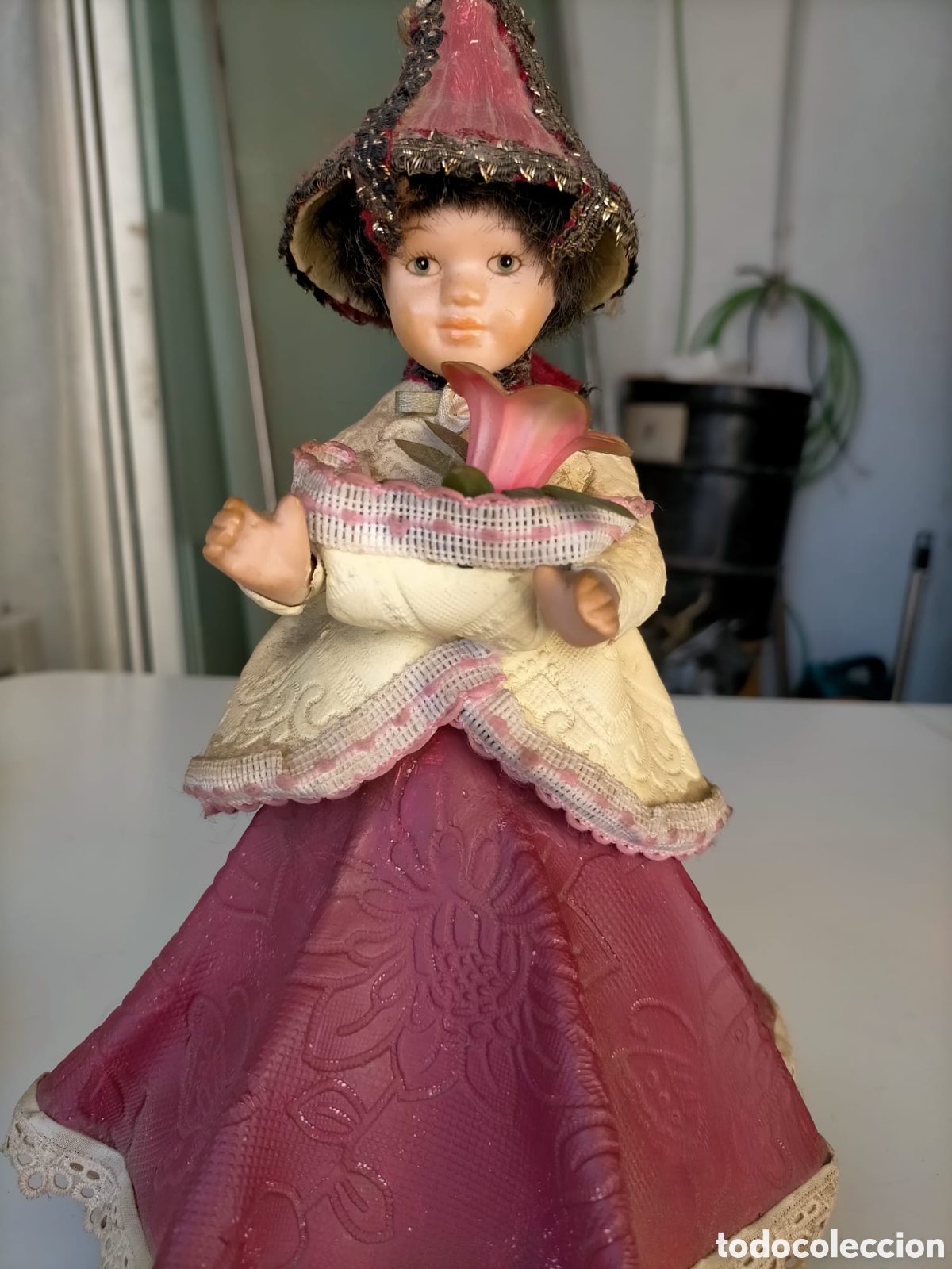 Mu&ntilde;ecas modernas: MU&Ntilde;ECA ANTIGUA CELULOIDE ref JJ - Foto 1