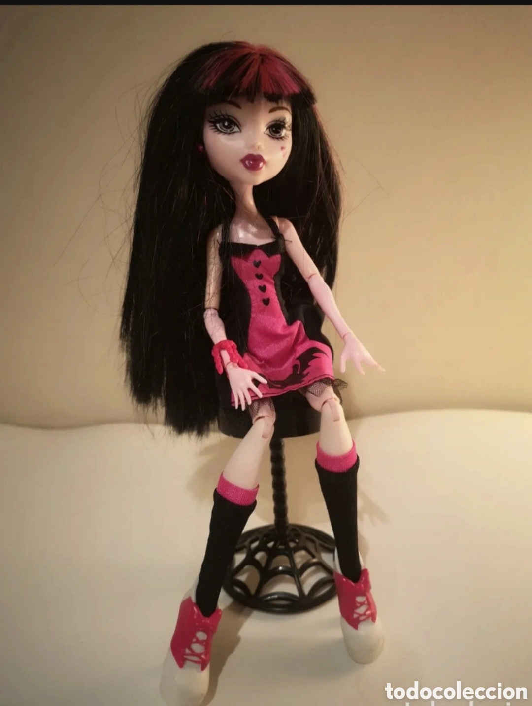 Mu&ntilde;ecas modernas: Mu&ntilde;eca Draculaura Silla Telara&ntilde;a - Foto 3