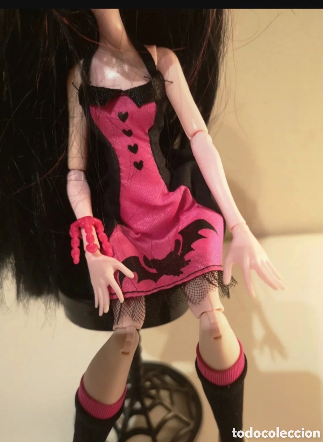 Mu&ntilde;ecas modernas: Mu&ntilde;eca Draculaura Silla Telara&ntilde;a - Foto 6