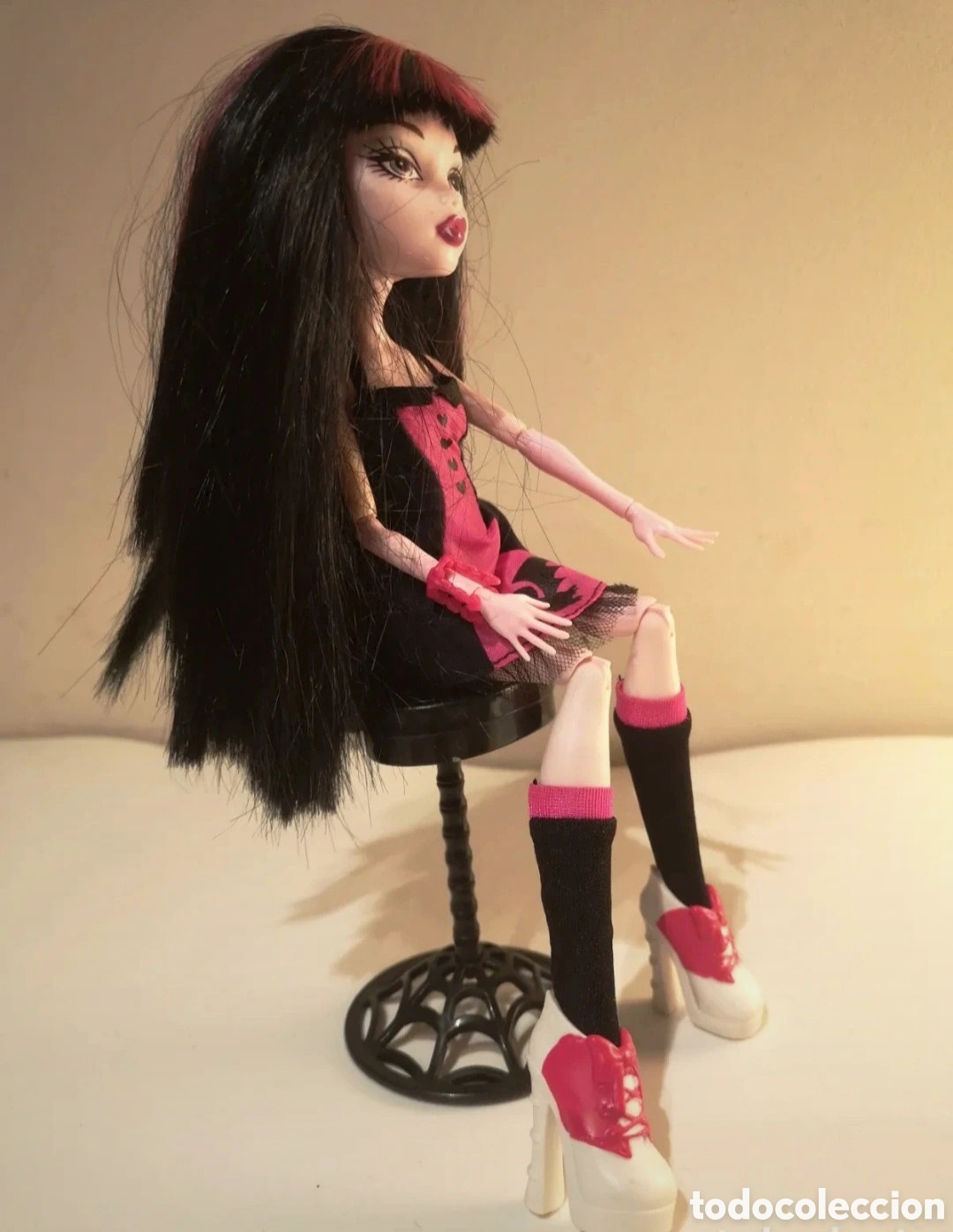 Mu&ntilde;ecas modernas: Mu&ntilde;eca Draculaura Silla Telara&ntilde;a - Foto 7