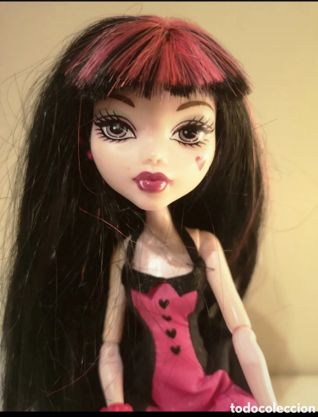 Mu&ntilde;ecas modernas: Mu&ntilde;eca Draculaura Silla Telara&ntilde;a