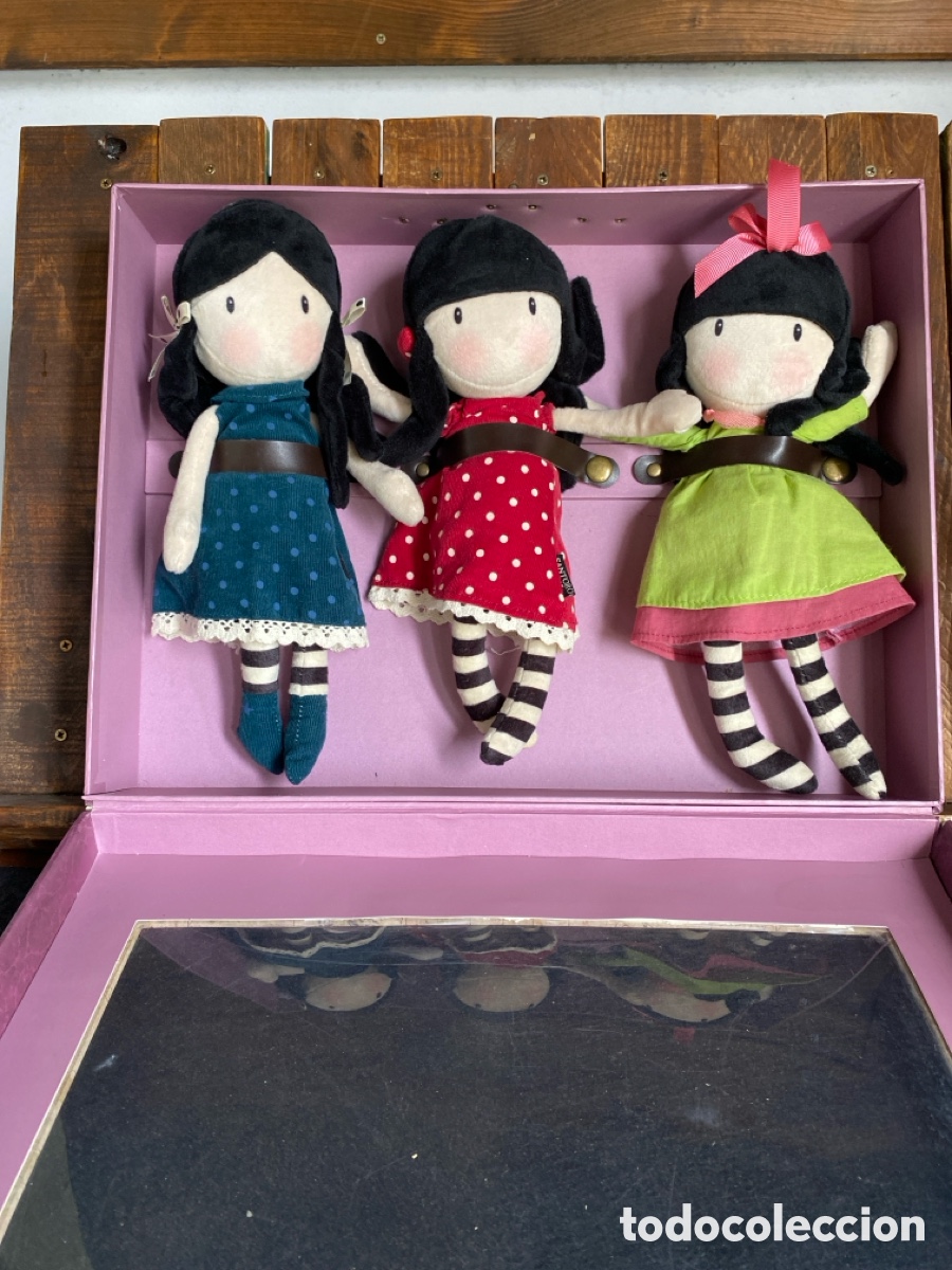 Mu&ntilde;ecas modernas: Tres mu&ntilde;ecas de trapo santoro - Foto 2