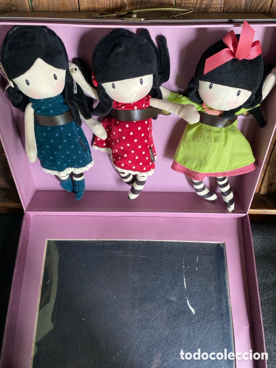 Mu&ntilde;ecas modernas: Tres mu&ntilde;ecas de trapo santoro - Foto 4