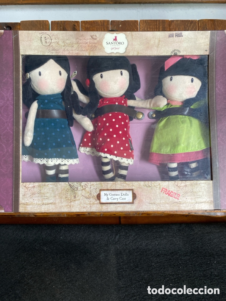 Mu&ntilde;ecas modernas: Tres mu&ntilde;ecas de trapo santoro - Foto 1