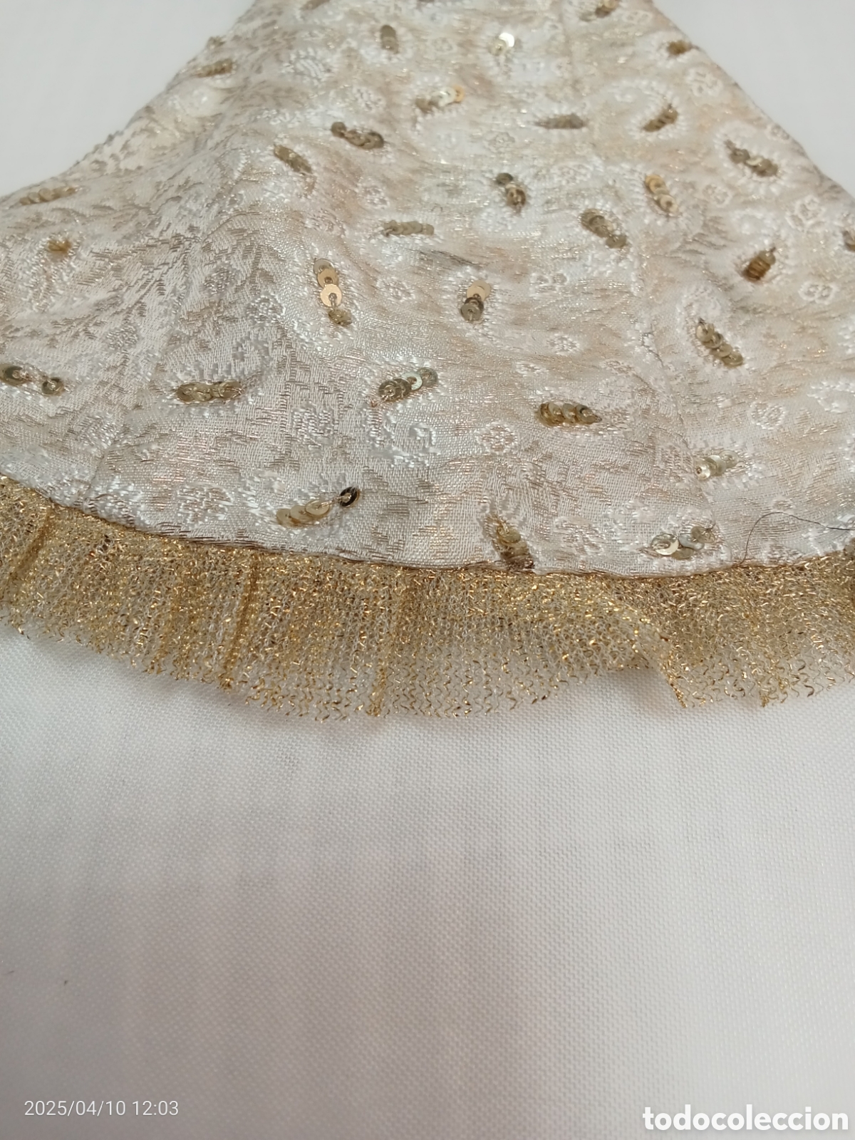 Mu&ntilde;ecas modernas: VESTIDO MU&Ntilde;ECA DORADO - Foto 3