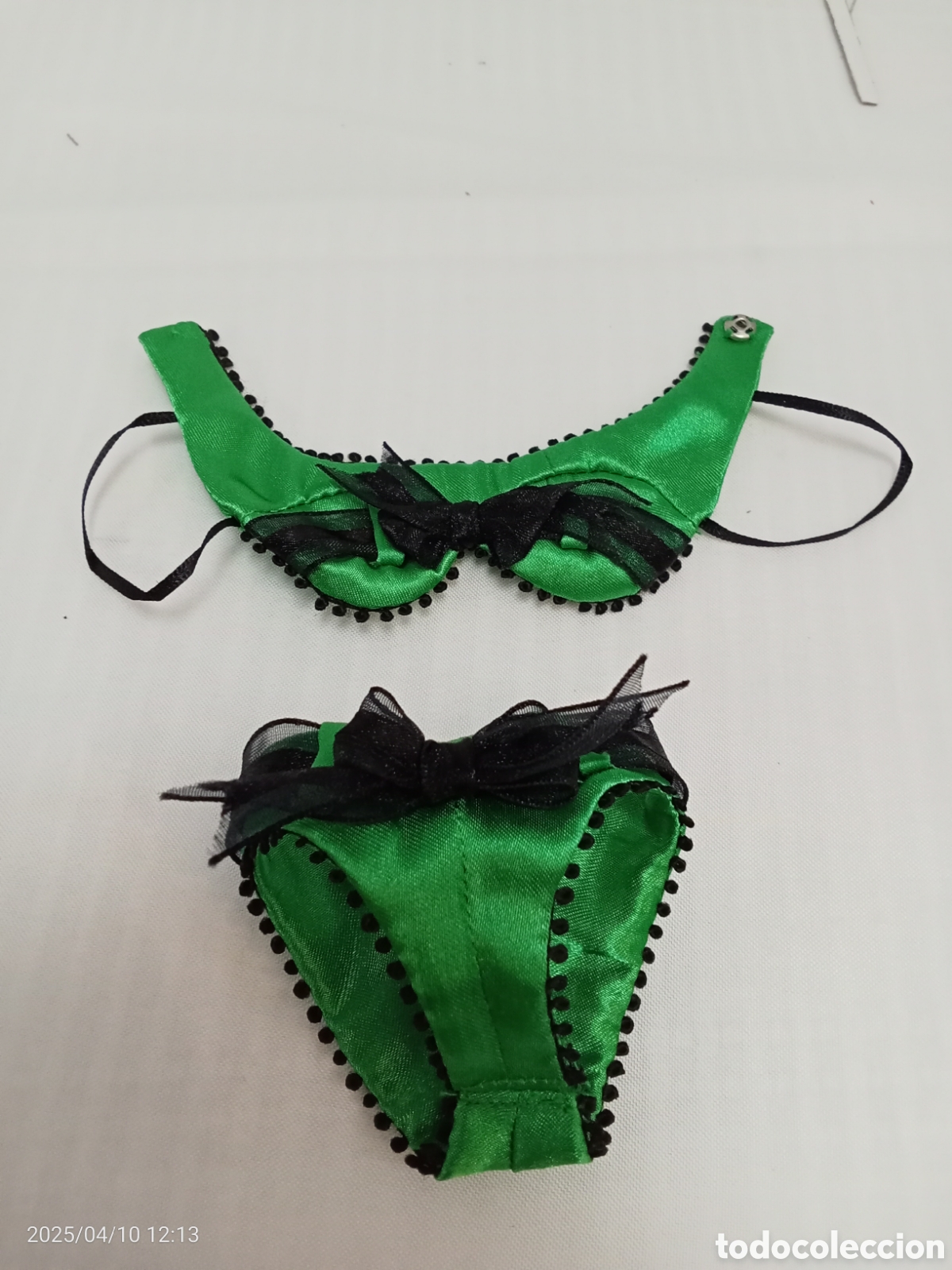 Mu&ntilde;ecas modernas: CONJUNTO INTERIOR MU&Ntilde;ECA COLOR VERDE - Foto 1