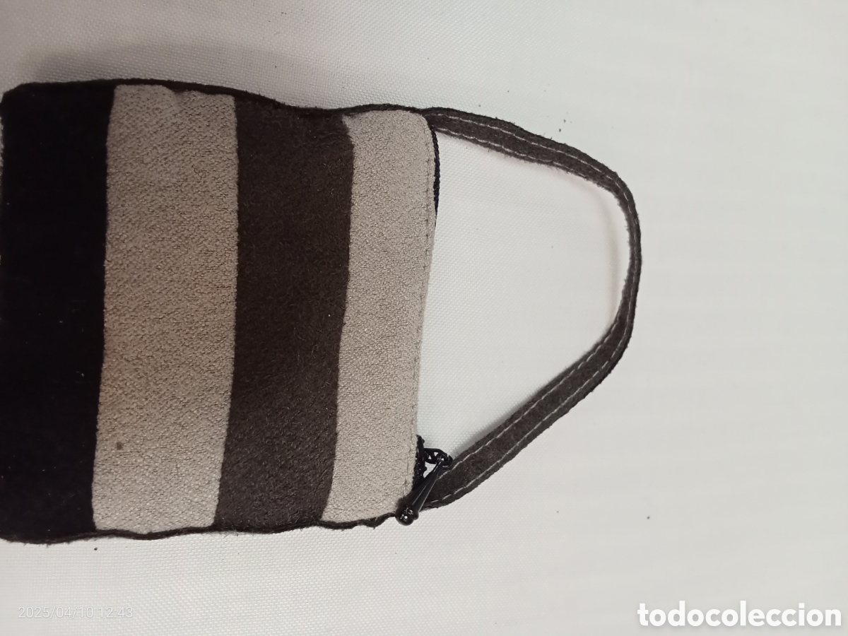 Mu&ntilde;ecas modernas: BOLSO MU&Ntilde;ECA NEGRO Y GRIS - Foto 3