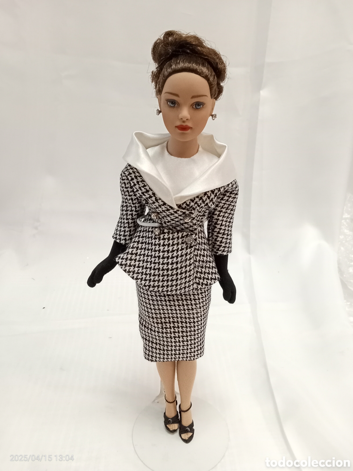 Mu&ntilde;ecas modernas: MU&Ntilde;ECA TINY KITTY COLLIER DE 10&rdquo; ELEGANTEMENTE TONNER DOLL COMPANY - Foto 1