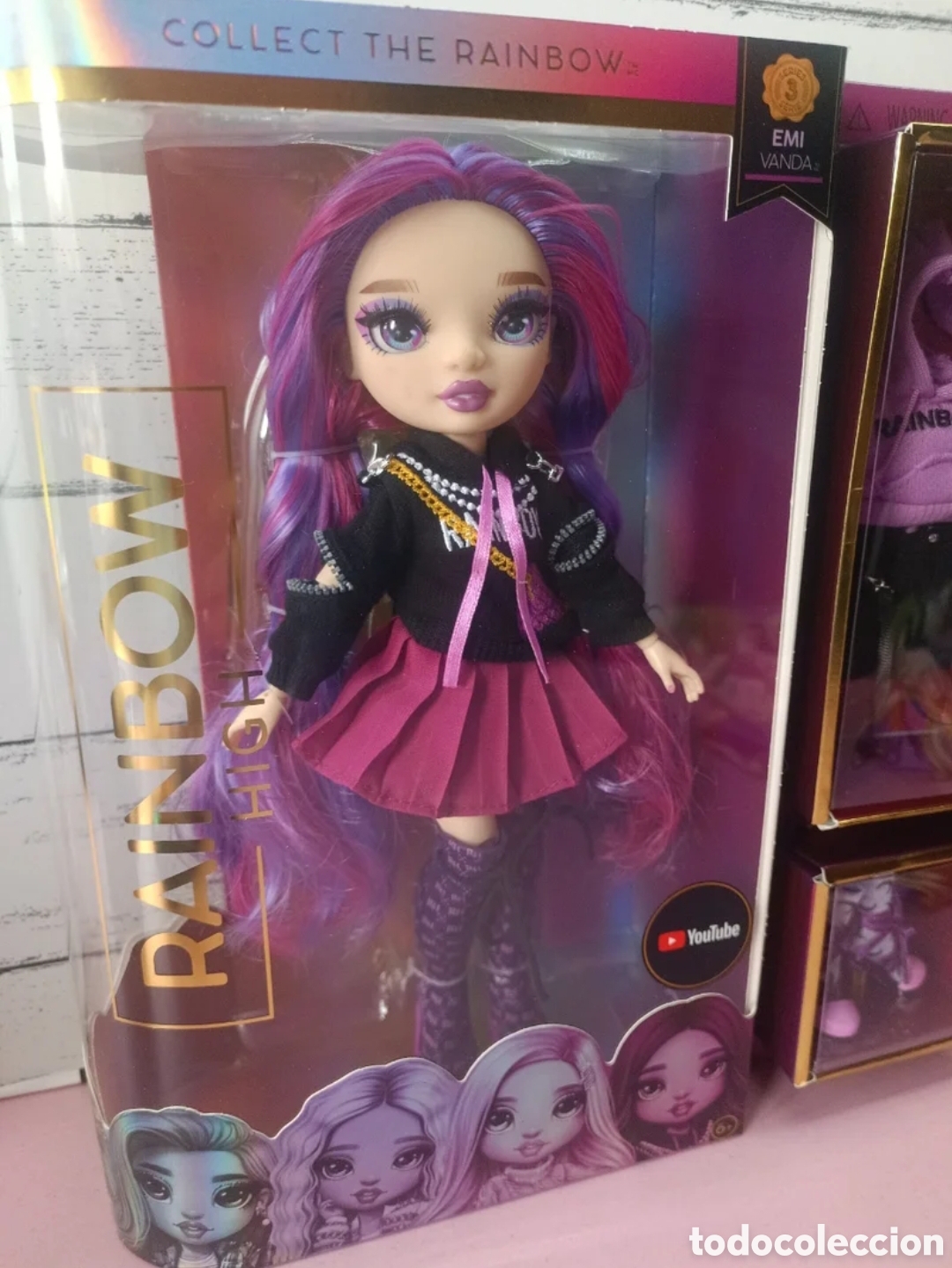 Mu&ntilde;ecas modernas: Mu&ntilde;eca Rainbow high Emi Lavanda - Foto 2