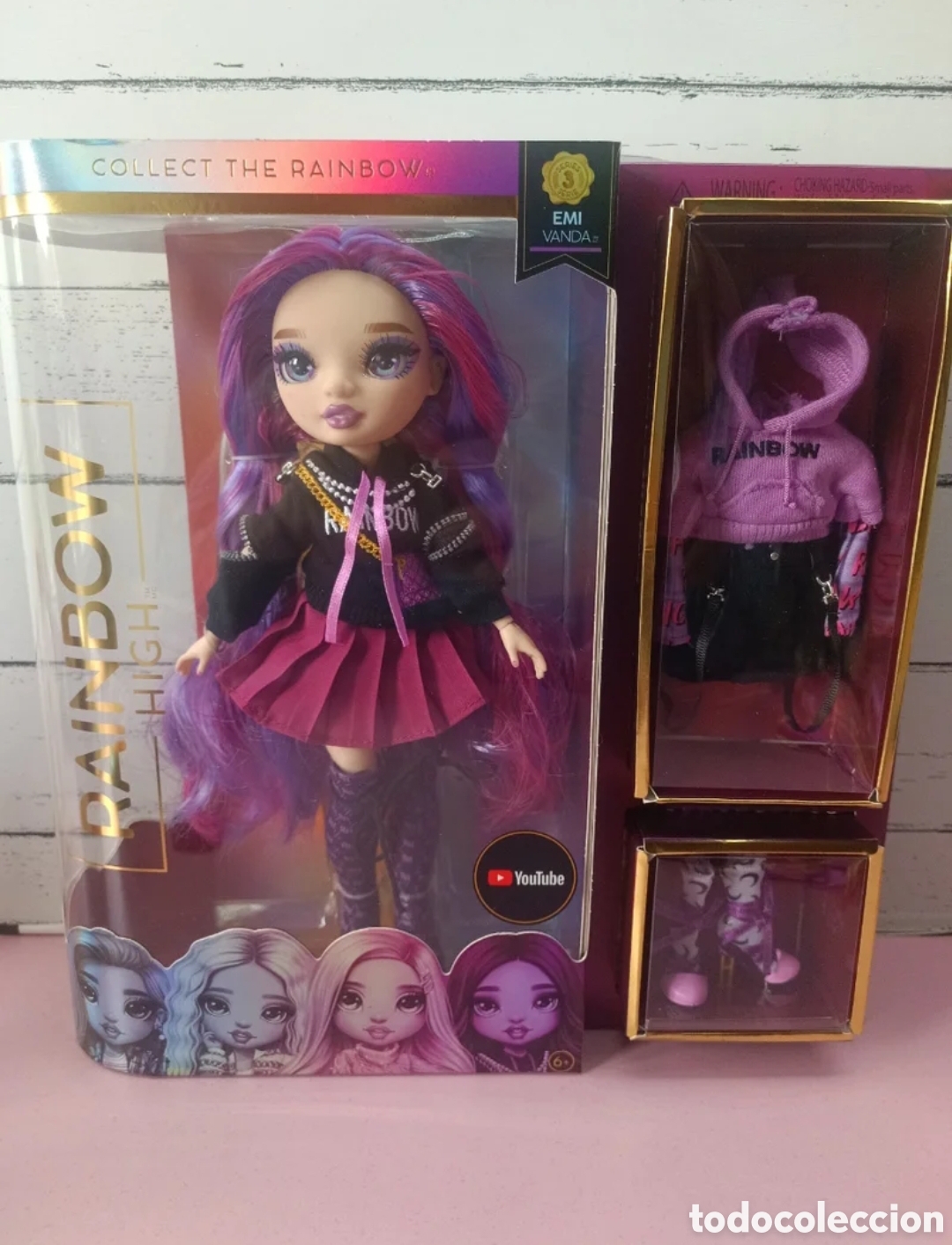Mu&ntilde;ecas modernas: Mu&ntilde;eca Rainbow high Emi Lavanda - Foto 1
