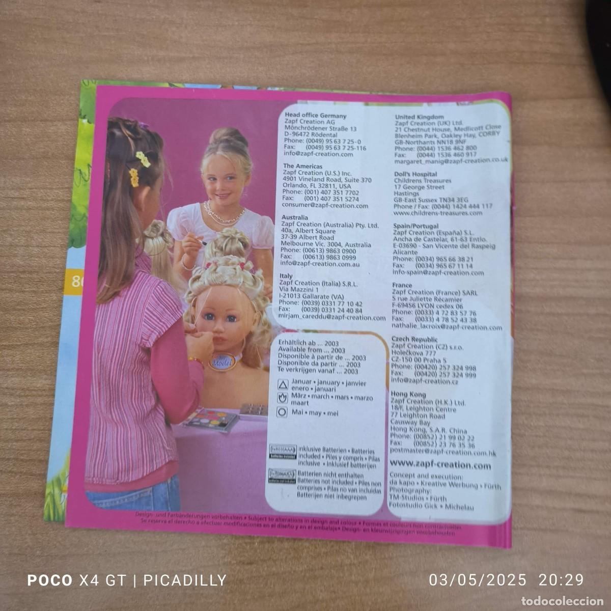 Mu&ntilde;ecas modernas: Catalogo baby born 2003 - Foto 2