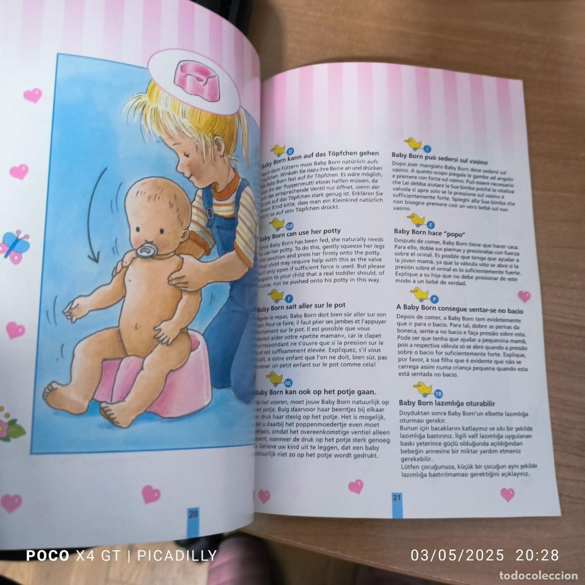 Mu&ntilde;ecas modernas: Libro instrucciones Baby Born - Foto 1