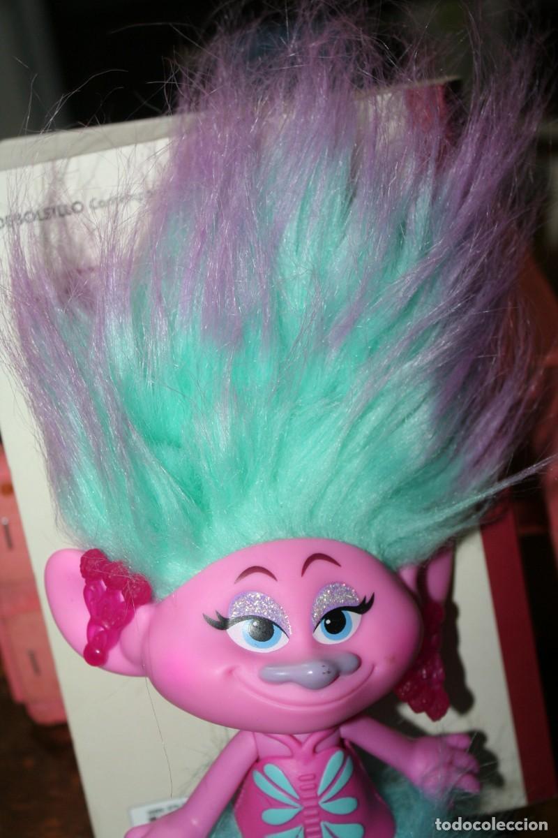 Mu&ntilde;ecas modernas: mu&ntilde;eco figura troll hasbro 2015 - Foto 2