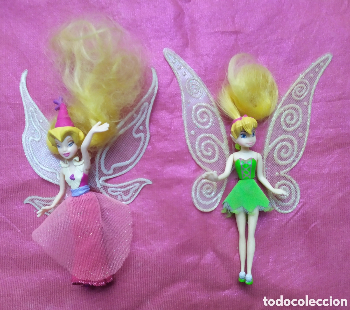 Mu&ntilde;ecas modernas: Lote 2 peque&ntilde;as mu&ntilde;ecas de hada - Foto 2