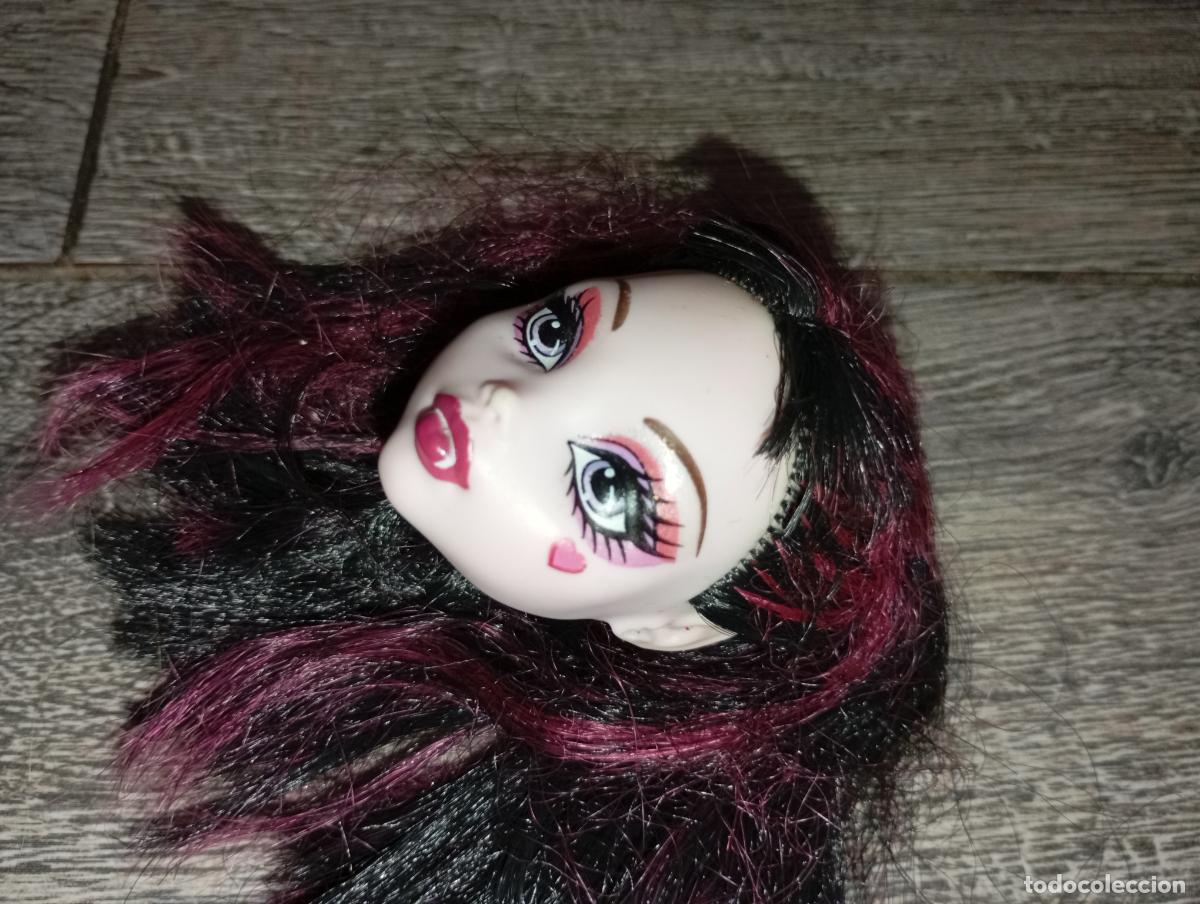 Mu&ntilde;ecas modernas: cabeza de monster high draculaura - Foto 5
