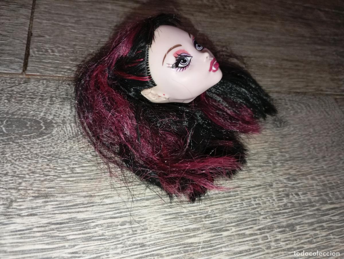 Mu&ntilde;ecas modernas: cabeza de monster high draculaura - Foto 7