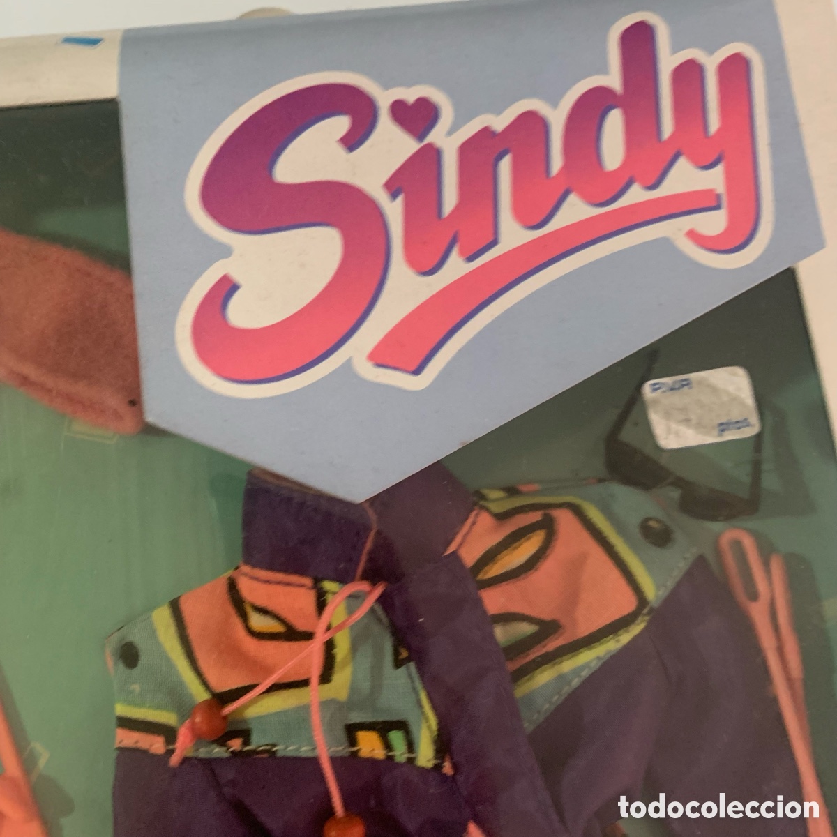 Mu&ntilde;ecas modernas: vestido de 1992 de la mu&ntilde;eca sindy active activity collection hasbro - Foto 4