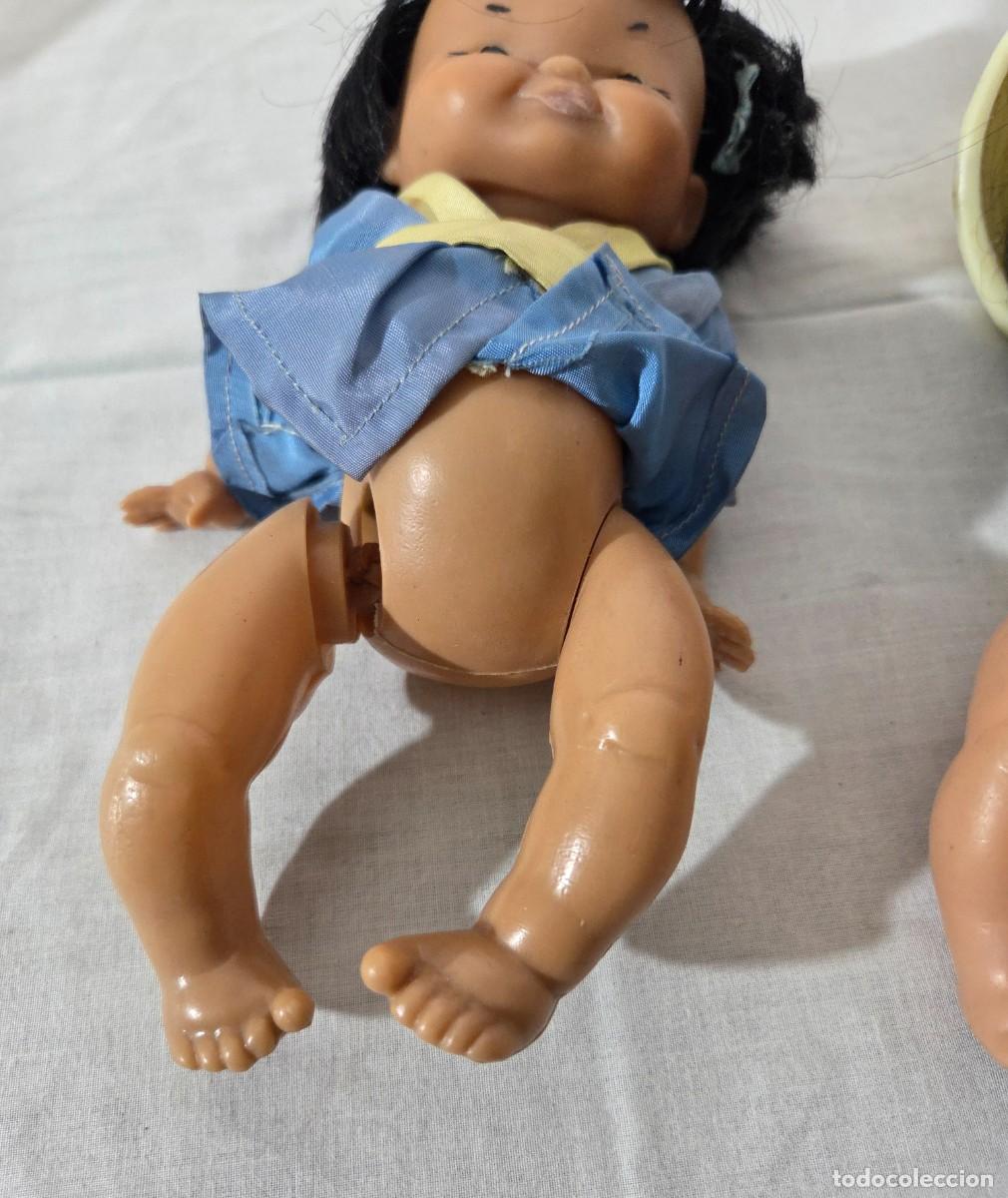 Mu&ntilde;ecas modernas: Pareja de mu&ntilde;ecas chinas en plastico o celuloide - Foto 7