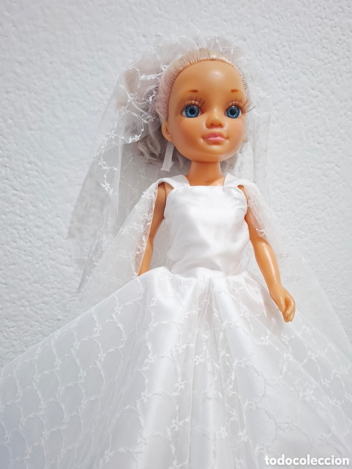 Mu&ntilde;ecas modernas: Muneca nency estampado vestido - Foto 2