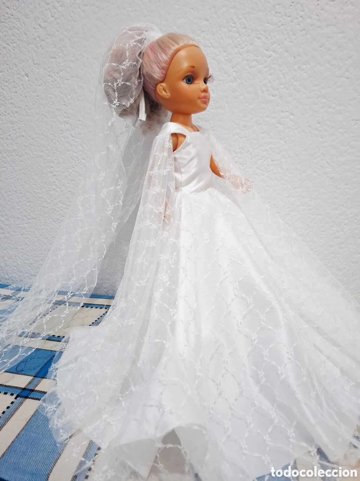 Mu&ntilde;ecas modernas: Muneca nency estampado vestido - Foto 3