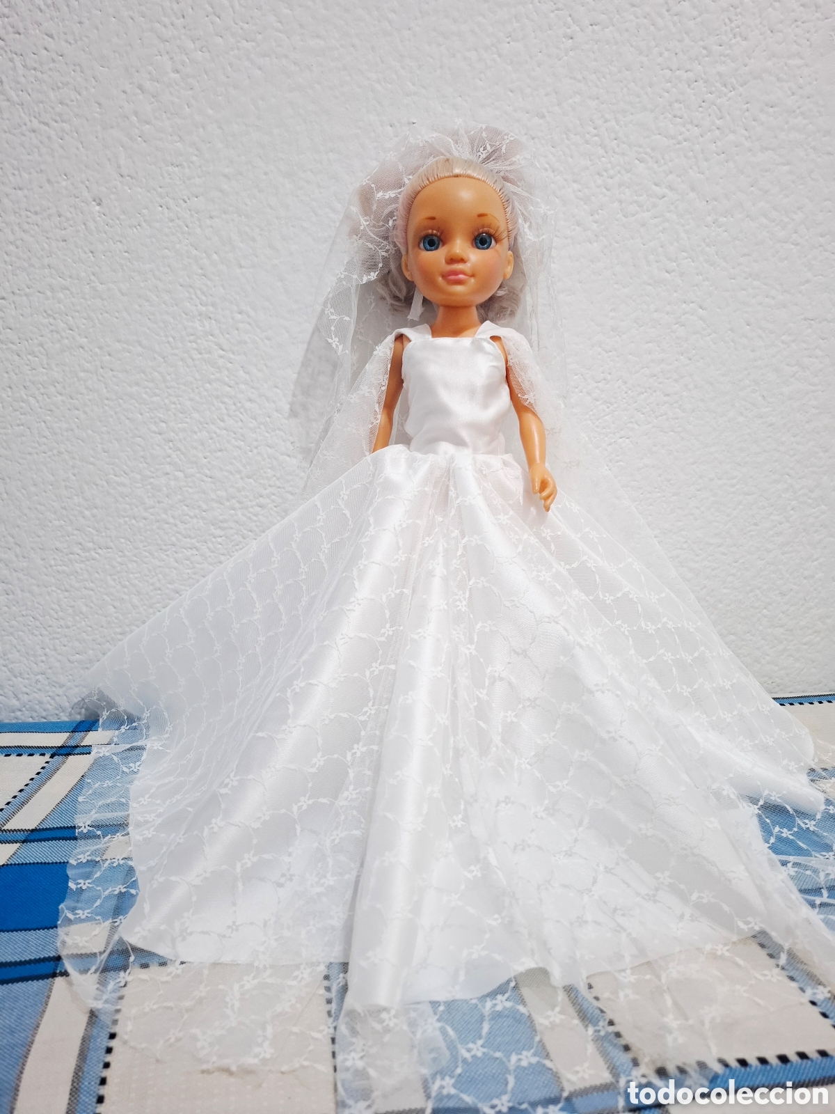 Mu&ntilde;ecas modernas: Muneca nency estampado vestido - Foto 1