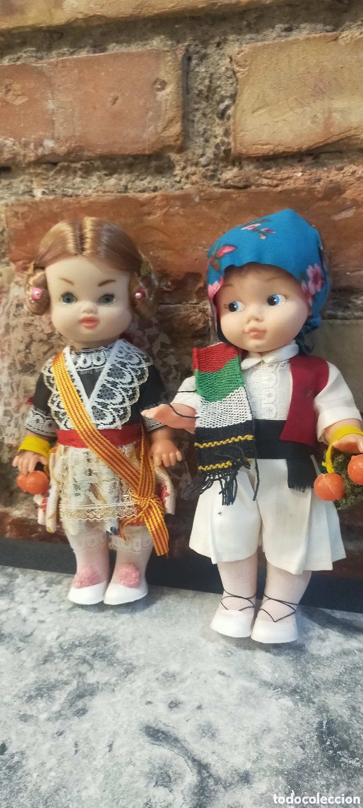 Mu&ntilde;ecas modernas: Mu&ntilde;ecos Traje T&iacute;pico Valencia - Foto 1