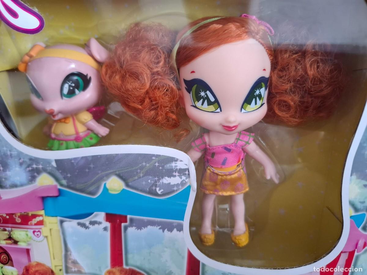 Mu&ntilde;ecas modernas: Pop Pixie (Winx). Set pasteler&iacute;a con mu&ntilde;eca y mascota. NUEVO - Foto 2