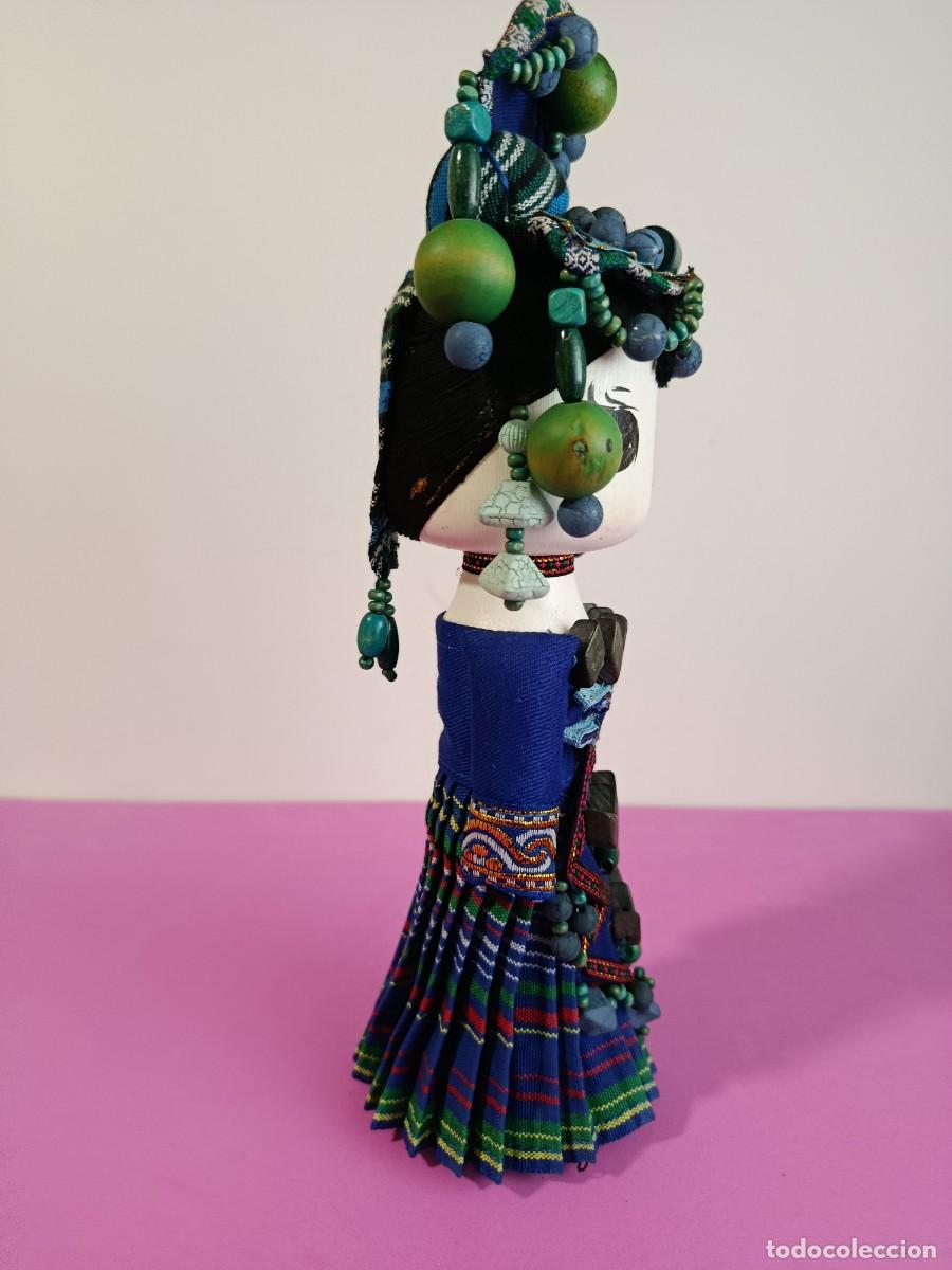 Mu&ntilde;ecas modernas: MU&Ntilde;ECA CHINA MU&Ntilde;ECA ORIENTAL DE MADERA - Foto 3