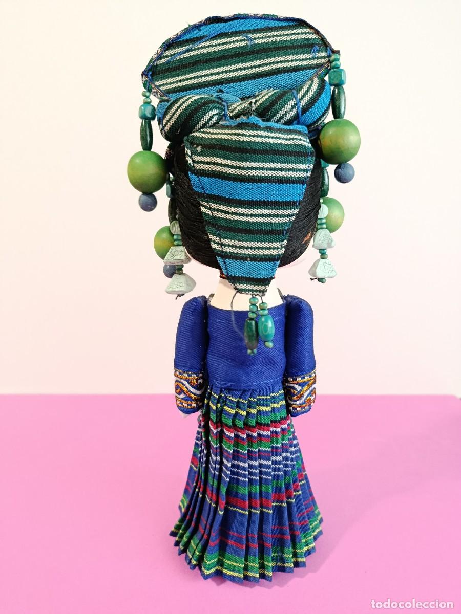 Mu&ntilde;ecas modernas: MU&Ntilde;ECA CHINA MU&Ntilde;ECA ORIENTAL DE MADERA - Foto 4