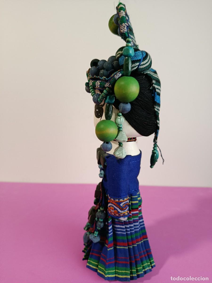 Mu&ntilde;ecas modernas: MU&Ntilde;ECA CHINA MU&Ntilde;ECA ORIENTAL DE MADERA - Foto 5