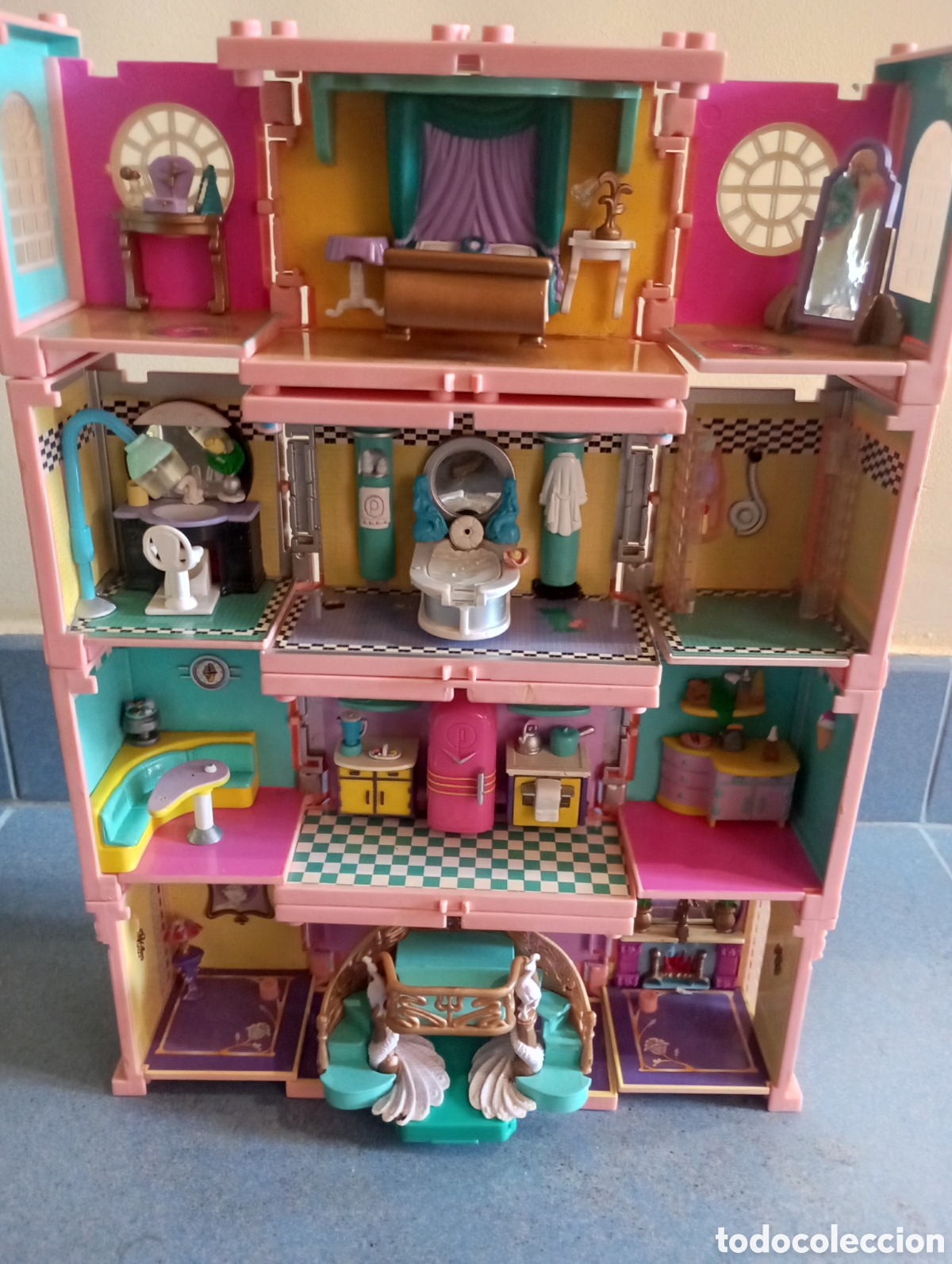 Mu&ntilde;ecas modernas: MANSION POLLY POCKET 1999 BLUEBIRD - Foto 1