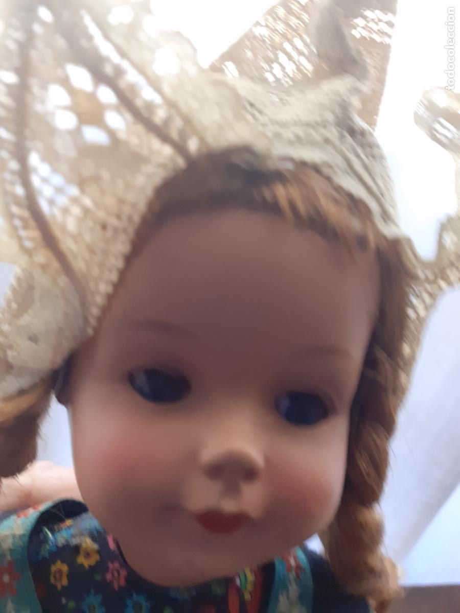 Mu&ntilde;ecas modernas: Mu&ntilde;eca de celuloide 28 cm - Foto 4