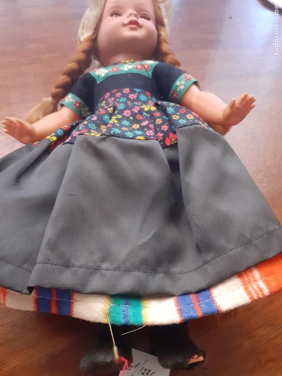 Mu&ntilde;ecas modernas: Mu&ntilde;eca de celuloide 28 cm - Foto 5