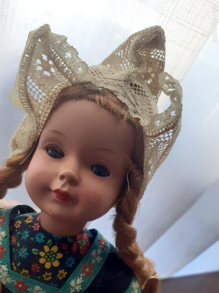 Mu&ntilde;ecas modernas: Mu&ntilde;eca de celuloide 28 cm - Foto 8