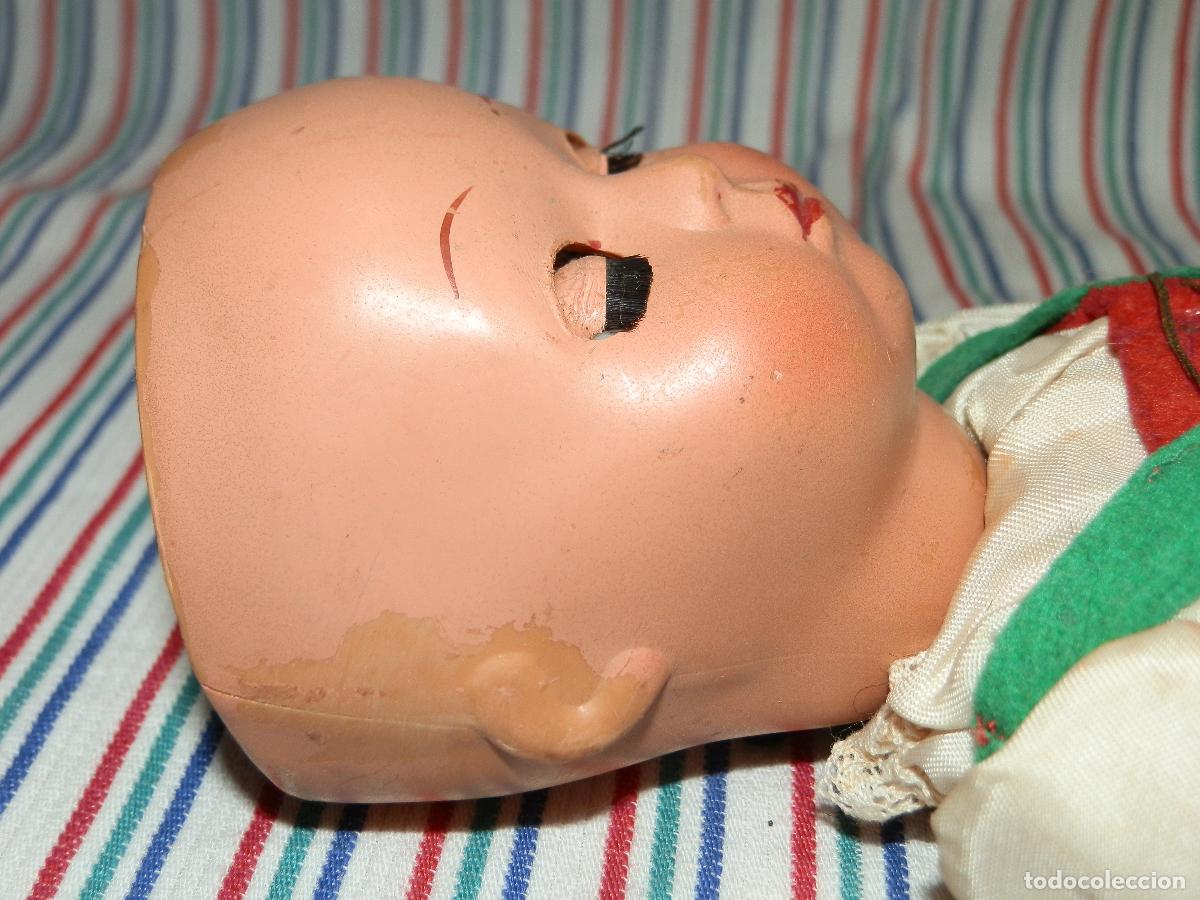 Mu&ntilde;ecas modernas: ANTIGUA MU&Ntilde;ECA CELULOIDE SIN MARCA OJOS BASCULANTES 30 CM - Foto 3
