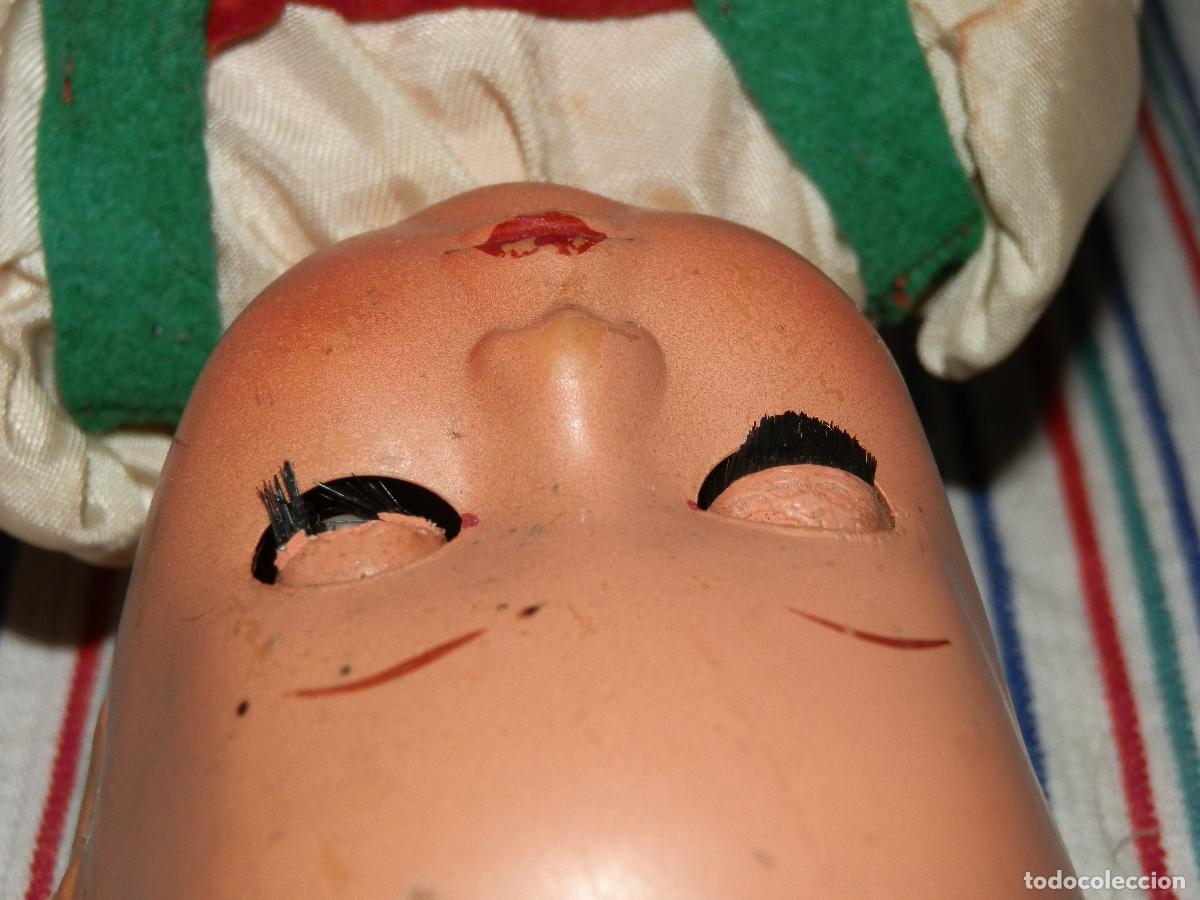 Mu&ntilde;ecas modernas: ANTIGUA MU&Ntilde;ECA CELULOIDE SIN MARCA OJOS BASCULANTES 30 CM - Foto 5
