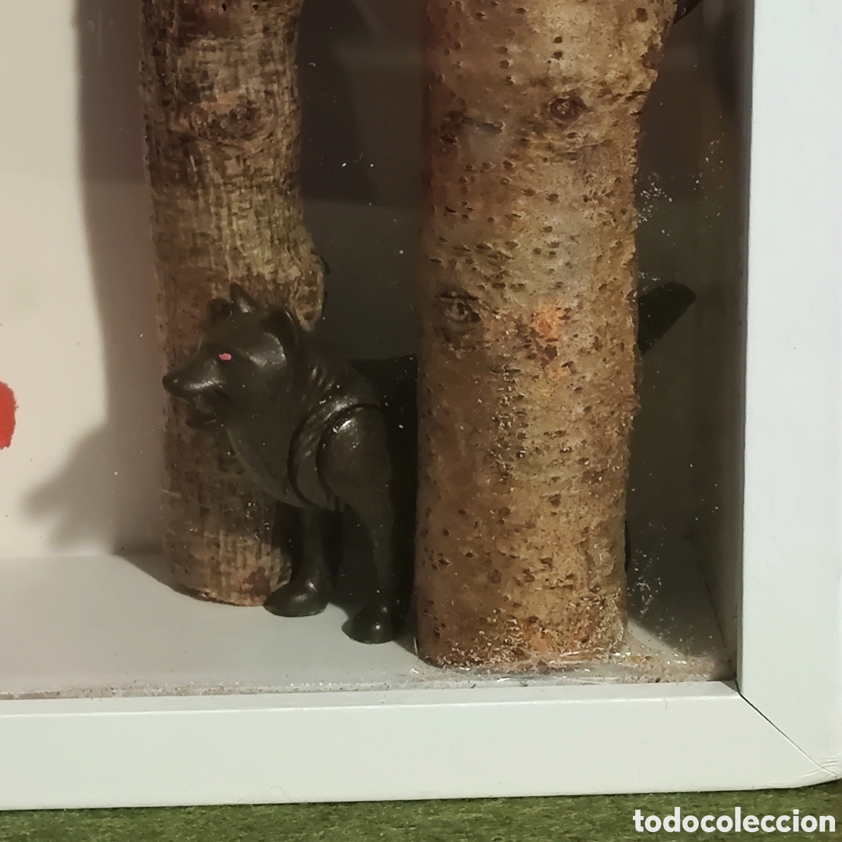 Mu&ntilde;ecas modernas: Cuadro Caperucita Gorjuss y el lobo en el bosque 3D - Foto 5