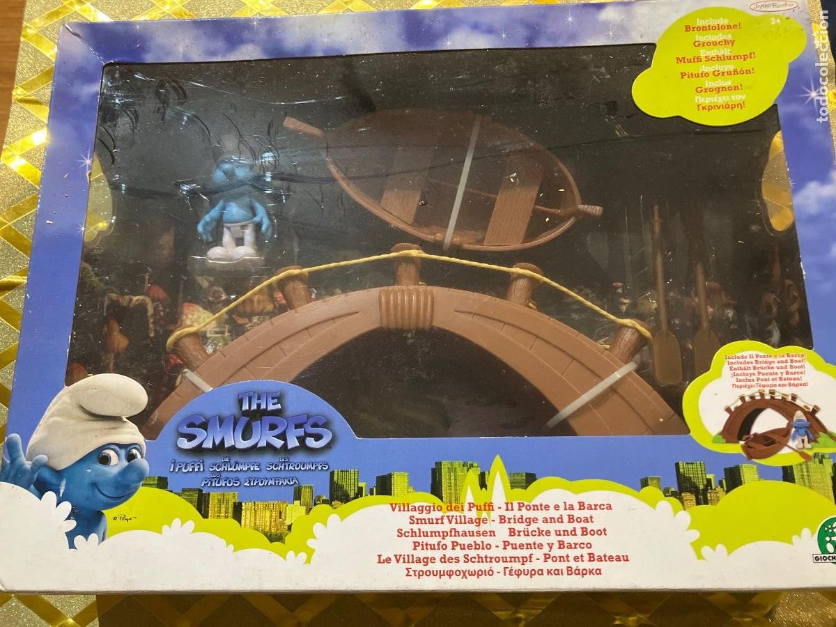 Mu&ntilde;ecas modernas: MU&Ntilde;ECO DE LOS PITUFOS PITUFO PUEBLO SIN ABRIR ! - Foto 1